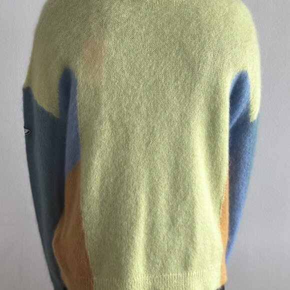 Diesel K-ARNEY Oversized Multicoloured Mohair Sweater - Size L - Picture 3 of 6